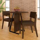 Conjunto De Mesa Com 2 Cadeiras Arkansas Imbuia/marrom - M. A