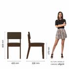 Conjunto De Mesa Com 2 Cadeiras Arkansas Imbuia/marrom - M. A