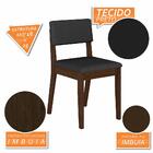 Conjunto De Mesa Com 2 Cadeiras Arkansas Imbuia/preto - M. Ar