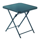 Conjunto de Mesa 70x70cm com 2 cadeiras Emys verde Naterial