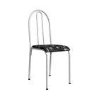 Conjunto De Mesa Com 4 Cadeiras Branco Com Tampo Quadrado Dia