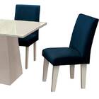 Conjunto De Mesa Com 4 Cadeiras Florença – Dobue. - Branco /