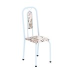 Conjunto De Mesa Com 4 Cadeiras Lívia Arabesco/ Branco