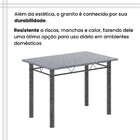 Conjunto De Mesa Com 4 Cadeiras Lívia Arabesco/ Prata