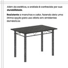Conjunto De Mesa Com 4 Cadeiras Lívia Bege / Prata