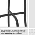 Conjunto De Mesa Com 4 Cadeiras Lívia Bege/preto