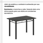 Conjunto De Mesa Com 4 Cadeiras Lívia Bege/preto