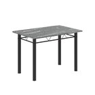 Conjunto De Mesa Com 4 Cadeiras Lívia Preto