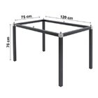 Conjunto De Mesa Com 4 Cadeiras Luna Clássica Ciplafe Preto/j