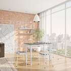 Conjunto De Mesa Com 4 Cadeiras Mayara Branco