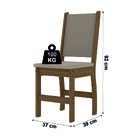 Conjunto De Mesa Com 4 Cadeiras Para Sala De Jantar Clara 108