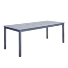 Conjunto de Mesa com 8 Cadeiras Aluminío e material reciclado Dora Cinza Naterial