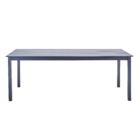 Conjunto de Mesa com 8 Cadeiras Aluminío e material reciclado Dora Cinza Naterial