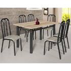 Conjunto De Mesa Com 6 Cadeiras - Lion - Ciplafe - Junco Mant