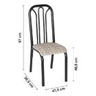 Conjunto De Mesa Com 6 Cadeiras - Lion - Ciplafe - Junco Mant