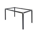 Conjunto De Mesa Com 6 Cadeiras Luna Clássica Ciplafe Preto/j