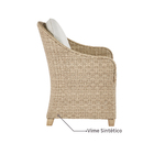 Conjunto de Mesa com 6 Cadeiras Medena  Aluminio Naterial