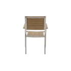 Conjunto de Mesa com 6 Cadeiras polywood e aluminío Menorca Naterial