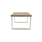 Conjunto de Mesa com 6 Cadeiras polywood e aluminío Menorca Naterial