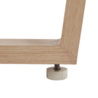 Conjunto de Mesa com 6 Cadeiras rattan Medena Naterial