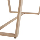 Conjunto de Mesa com 6 Cadeiras rattan Medena Naterial