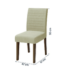 Conjunto De Mesa Com 8 Cadeiras Tampo De Vidro Onix Cedro