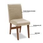 Conjunto De Mesa Com 8 Cadeiras Tampo De Vidro Onix Cedro