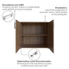 Conjunto De Mesa Com Armário De Escritório, Armário Aéreo E 3