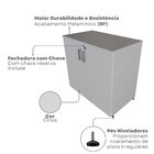 Conjunto De Mesa Com Armário De Escritório, Armário Aéreo E 3