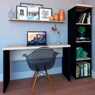 Conjunto De Mesa Com Estante E Prateleira De Escritório Corp
