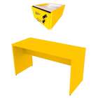 Conjunto De Mesa Com Gaveteiro De Escritório Arvo Amarelo