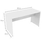 Conjunto De Mesa Com Gaveteiro De Escritório Arvo Branco