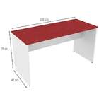 Conjunto De Mesa Com Gaveteiro De Escritório Arvo Branco E Ve