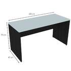 Conjunto De Mesa Com Gaveteiro De Escritório Arvo Preto E Cin