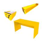 Conjunto De Mesa Com Gaveteiro E Prateleira De Escritório Hel