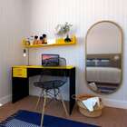 Conjunto De Mesa Com Gaveteiro E Prateleira De Escritório Hel