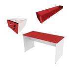 Conjunto De Mesa Com Gaveteiro E Prateleira De Escritório Hel