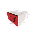 Conjunto De Mesa Com Gaveteiro E Prateleira De Escritório Hel