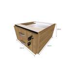 Conjunto De Mesa Com Gaveteiro E Prateleira De Escritório Hel