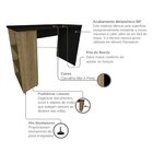 Conjunto De Mesa Com Prateleiras Para Escritório Ou Home Offi