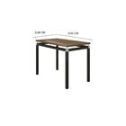 Conjunto De Mesa Copenhague Com 4 Cadeiras Copenhague Preto F