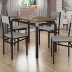 Conjunto De Mesa Copenhague Com 4 Cadeiras Copenhague Preto F
