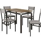 Conjunto De Mesa Copenhague Com 4 Cadeiras Copenhague Preto F