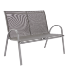 Conjunto de Mesa de Apoio com 2 Bancos Aço Alma Cinza Naterial