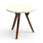 Conjunto De Mesa De Centro Com Mesa Lateral Ipiranga Off Whit