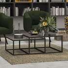 Conjunto De Mesa De Centro Duo Catarina Preta