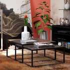 Conjunto De Mesa De Centro Duo Catarina Preta