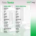 Conjunto De Mesa De Centro E 2 Cadeiras Vitória Para Área Ext