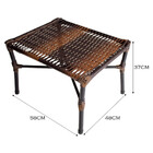 Conjunto De Mesa De Centro E 4 Cadeiras Ônix Para Área Externa