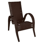 Conjunto De Mesa De Centro E 4 Cadeiras Vitória Para Área Ext